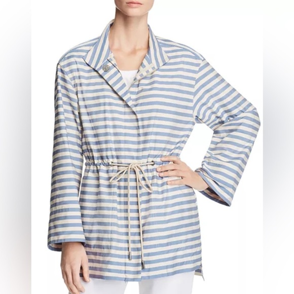 Lafayette 148 New York Jackets & Blazers - Lafayette 148 New York Jayna Striped Drawstring Jacket Multi Size XL NWT